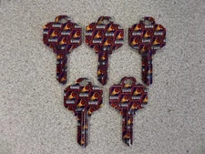 ILCO PHOENIX SUNS NBA LOGO SCHLAGE SC1 HOUSE KEY BLANKS BAG OF 5