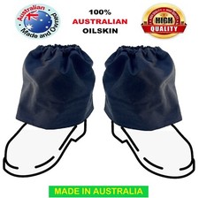 Oilskin Over Boots Cover Gaiter Weatherproof Boot Cuffs Protectors Sock Savers