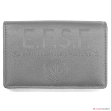 Mobile Suit Gundam Earth Federation Space Force Leather Card Case / Wallet