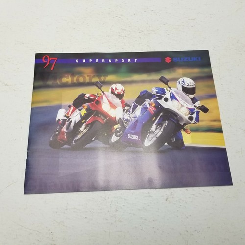 1997 Suzuki GSX-R 600cc 750cc 1100cc Supersport Sales Brochure Advertising - Picture 1 of 7