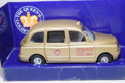 A52 1:36 CORGI TOYS CC85903 LONDON AUSTIN TAXI THE QUEEN'S GOLDEN JUBILEE MIB - Bild 2 von 12
