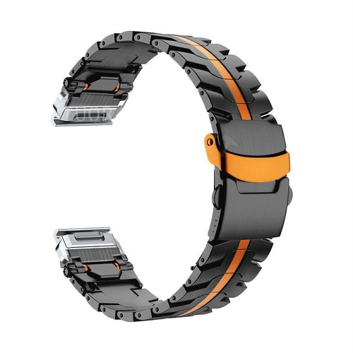 Für Garmin Fenix 8 7 7X 6 6X 5 5X Tactix 8 40/45/47/51mm Quickfit Metall Armband - Bild 14 von 25