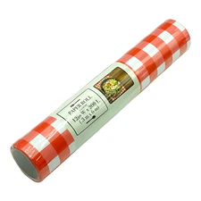 Horizon Group USA All Purpose Paper 12in W by 20ft L Red and White Check Roll