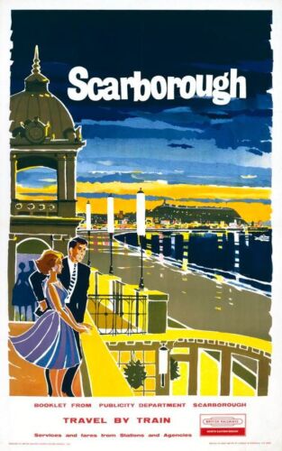UK Holiday Posters Prints Towns Travel Vtg Advert Picture Home Decor Art Gift - Picture 226 of 262