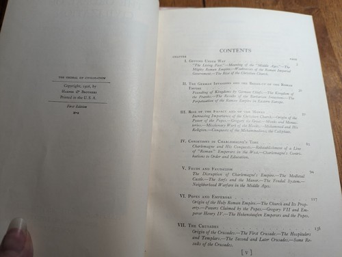 THE ORDEAL OF CIVILIZATION 1st ed 3/4 leather 1926 James Harvey Robinson Maps - Imagen 8 de 23