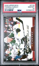 2020-21 Upper Deck Series 1 Young Guns Canvas Thomas Harley #C119 PSA 10