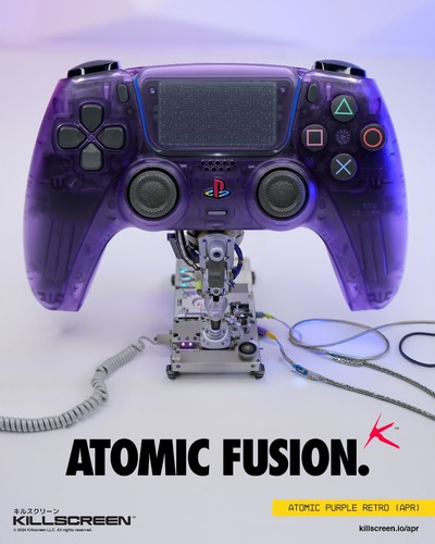 Atomic Lila Retro Sony x Killscreen PlayStation 5 DualSense PS5 Controller - Bild 8 von 9