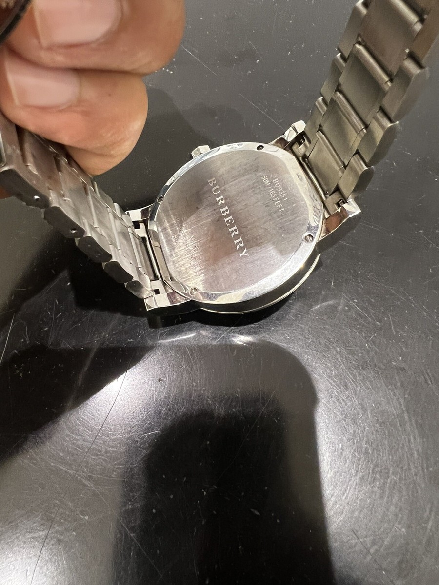 Burberry The City Chronograph Men's Wristwatch - SIlver