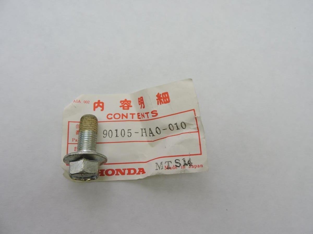 90105-HA0-010 NOS Honda Bolt Special 10mm Y259d | eBay