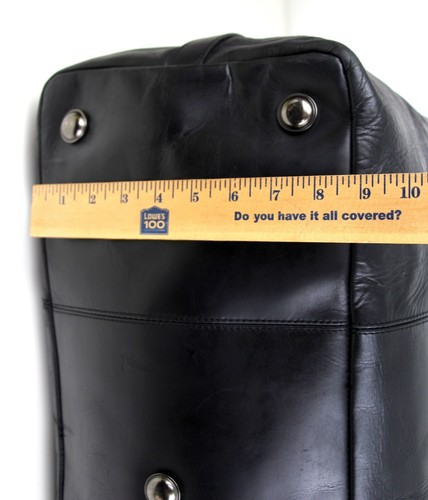 RARE The Macallan BLACK LEATHER 21" DUFFLE CARRY ON BAG OVERNIGHT WEEKENDER - Picture 12 of 15