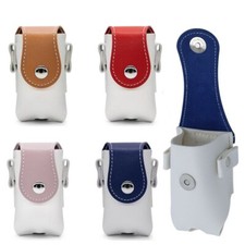 High Grade Heavy-Duty Golf Ball Pouch Portable Mini Protective Bag PU Leather