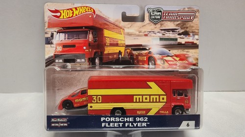 HOT WHEELS CAR CULTURE TEAM TRANSPORT PORSCHE 962 FLEET FLYER #6 - Bild 2 von 6