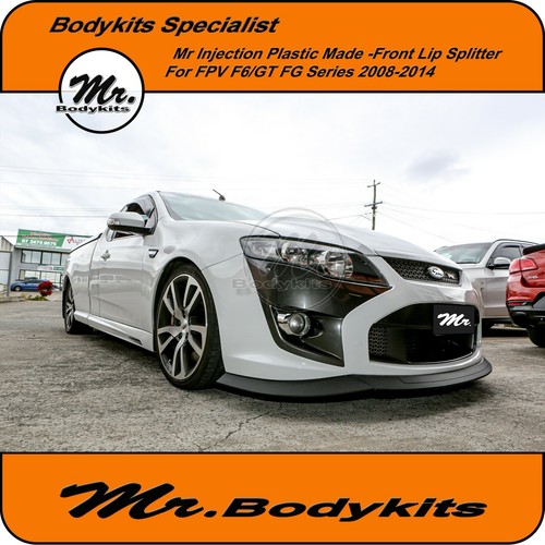Mr Injection Plastic Made Front Lip Splitter For FPV F6/GT FG Series 2008-2014 - Picture 2 of 11