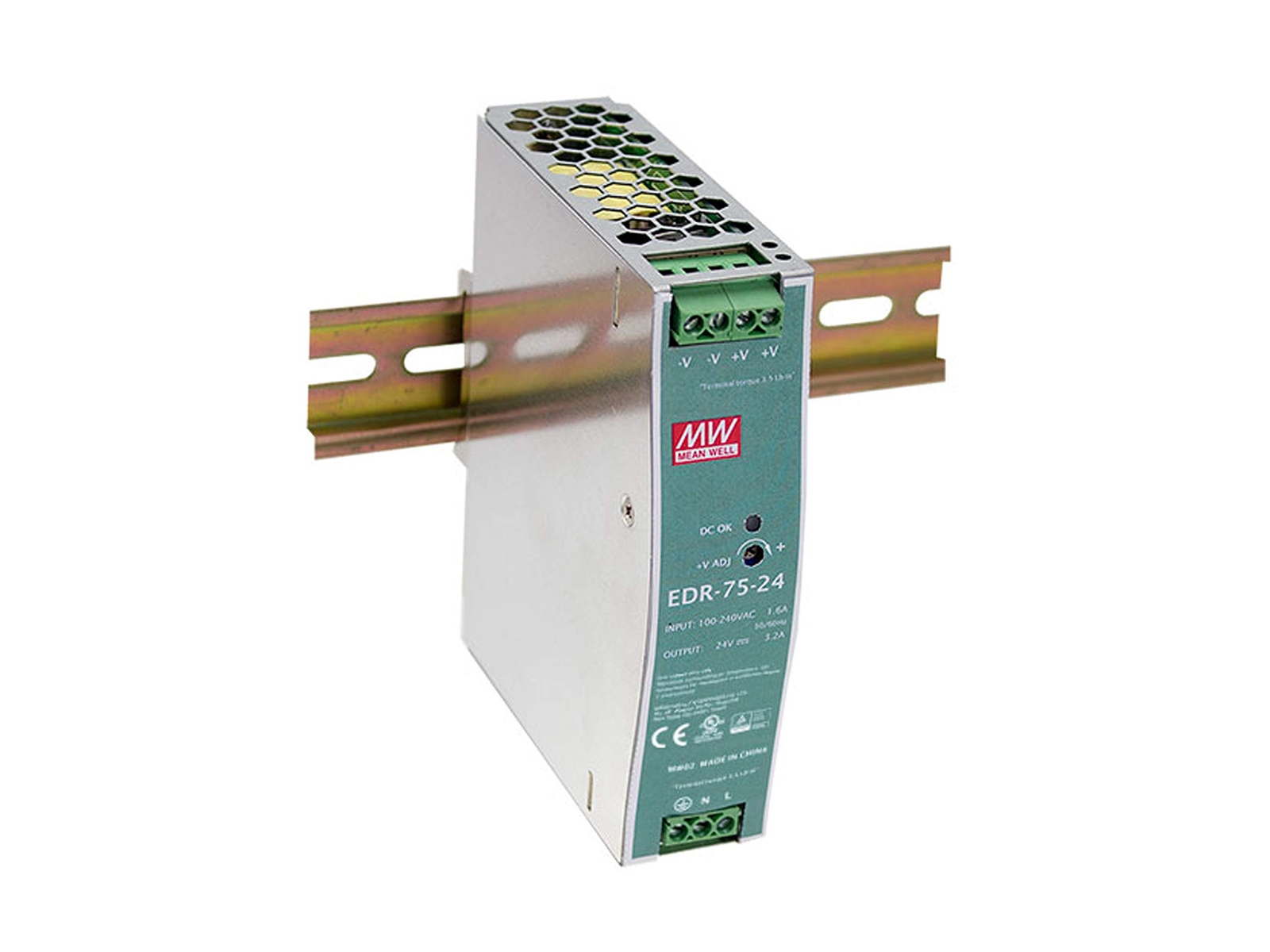 LevelOne Pow-4821 48 VDC 75 W DIN Rail PoE