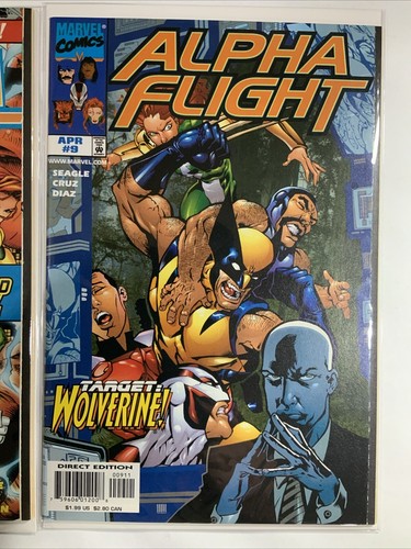 Alpha Flight #1 & #9 VF/NM 1998 Canada Premier Superhero Team & Target Wolverine - Picture 3 of 3
