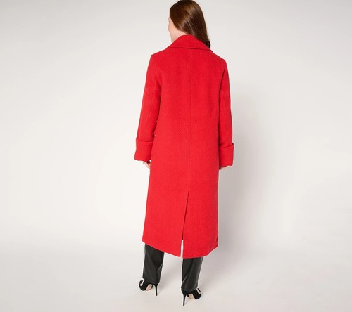 Thread Collective Retro Oversized Coat, Red 1X A658025 - Picture 8 of 8