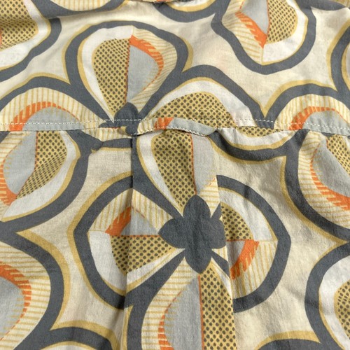 Reyn Spooner Hawaiian Shirt Mens XL Beige Floral Geometric AOP Aloha Lightweight - 第 19/19 張圖片