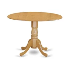 Dublin  Round  Table  with  two  9"  Drop  Leaves  in  an  Oak  Finish