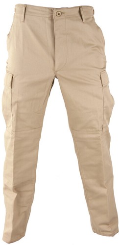 Atlanco TRUSPEC 1541 BDU Pants, Rip-Stop, 100% Cotton, Khaki, Large Short, NWT