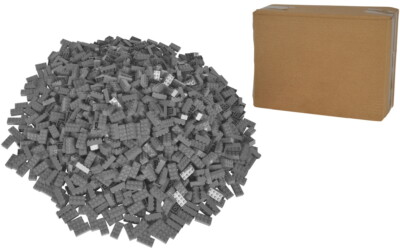 Simba Konstruktionsspielzeug Bausteine Blox 500 Teile 8er grau 104114549