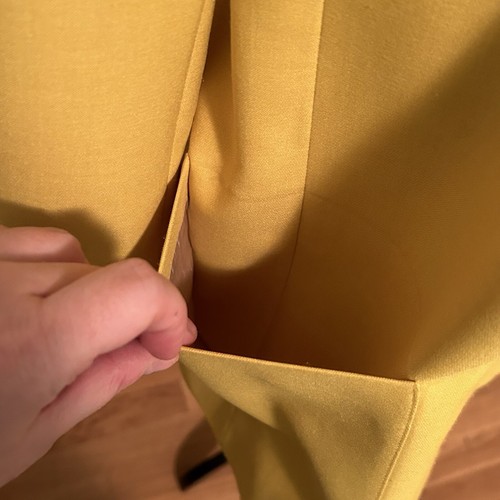 Chaqueta Blazer Topshop Boyfriend Doble Pecho Amarilla Mujer’s Talla 10 - Imagen 4 de 20