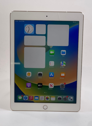 Apple iPad Pro 1st Gen A1674 Gold 32GB Unlocked 9.7" Hairline Crack Works 767 - Picture 2 of 24