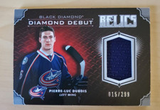 2017-18 UD Black Diamond Pierre-Luc Dubois Diamond Debut Relics 15/299 #DD-PD