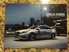 2016 Hyundai Sonata Hybrid 8-page Original Dealer Sales Brochure