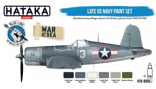 HATAKA BS05.2 - Juego de pintura de la Marina de los Estados Unidos tardíos - Imagen 3 de 3