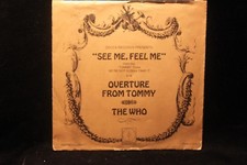 THE WHO 1970 Finale "Tommy" 45 rpm rec w/Pic Sleeve "See Me Feel Me" VG+