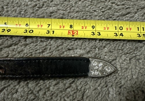 Girls Cheetah Leather Belt Size 28 Needs Buckle - Picture 7 of 8