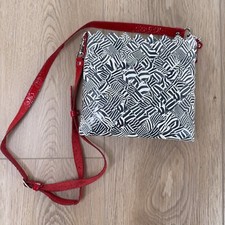 Nahui Ollin Candy Wrapper Crossbody Purse Red...