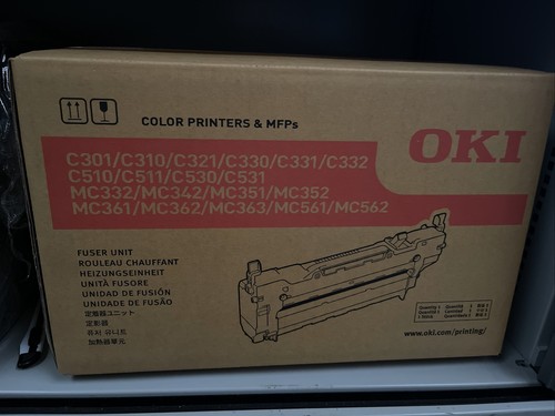 OKI FUSER UNIT 44472603 C301 C310 C321 C330 C331 C332 C510 MC332 MC361 MC561 - Photo 2/2