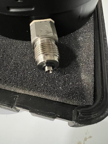 ITH TEST DI PRECISIONE MANOMETRO 1600 BAR 23000 PSI EN837-1 1/2NPT - Foto 3 di 4