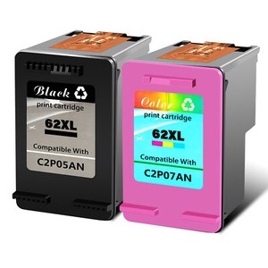 62XL Color Negro Cartucho de tinta para HP Officejet 5740 5742 5745 8040  8045 200c | eBay