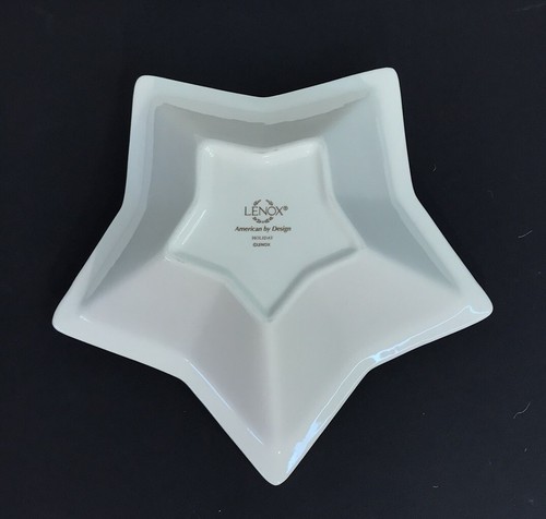 NUOVA LENOX ciotola stella agrifoglio e bacche porcellana americana 8" - Foto 3 di 5