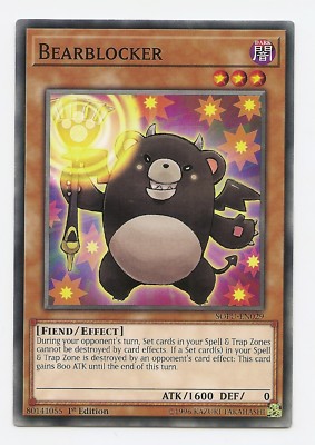 Bearblocker SOFU-EN029 Common Yu-Gi-Oh Card English 1st Edition New
