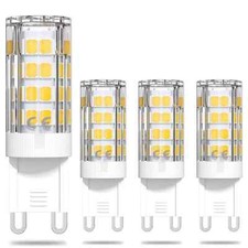 5x BOXED BONLUX 4W G9 LED BI PIN BULBS choose DIMMABLE or not 2800K WARM WHITE