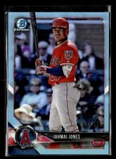 2018 Bowman Draft #BDC-35 Jahmai Jones Chrome Sky Blue Refractor #/402 card