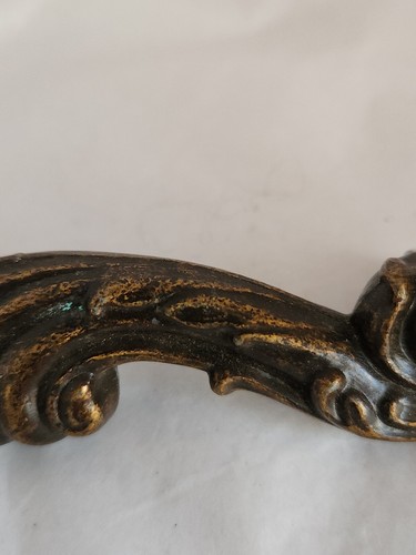 Vintage SOLID BRASS Handle Lever Door Knob French Door - Picture 9 of 11