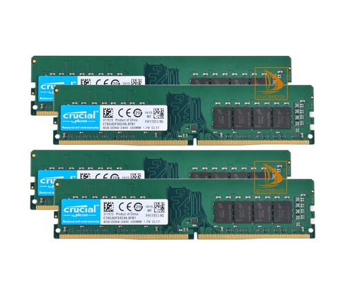 80GB 10X Crucial 8GB PC4-2400T DDR4 2400MHz 288Pin UDIMM Desktop Memory RAM - Picture 10 of 20