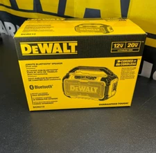 DEWALT DCR010 12V/20V MAX Jobsite Bluetooth Speaker Corded or Cordless