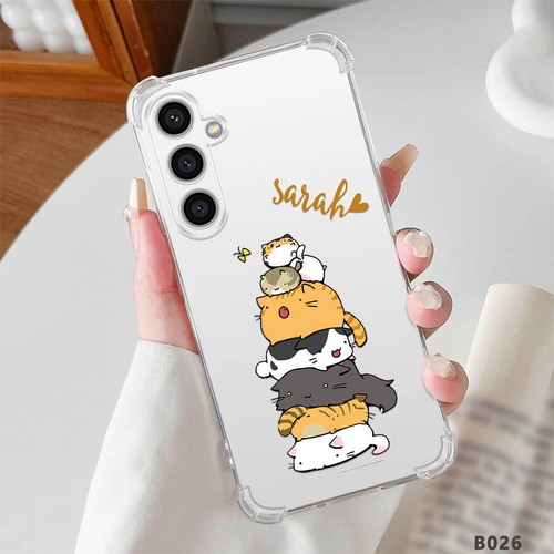 Funda personalizada a prueba de golpes con estampado de gato para Samsung Galaxy A16 A35 A55 S24 - Imagen 3 de 81