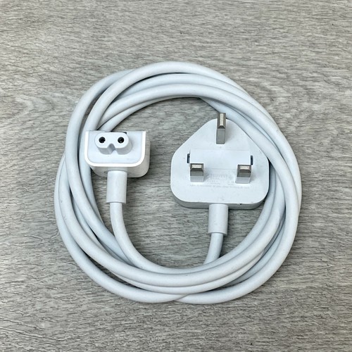 Genuine UK Power Adapter Extension Cable Cord for Apple Macbook Pro 13 / 15 / 17 - Picture 2 of 5