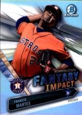 2016 Bowman Draft Scouts' Fantasy Impact Francis Martes Rookie Houston Astros