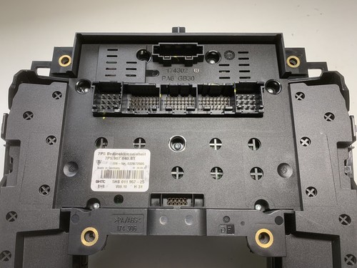 Porsche Cayenne 11-17 Front Center Console AC Heater Climate Control 7P5907040BT - Picture 8 of 10