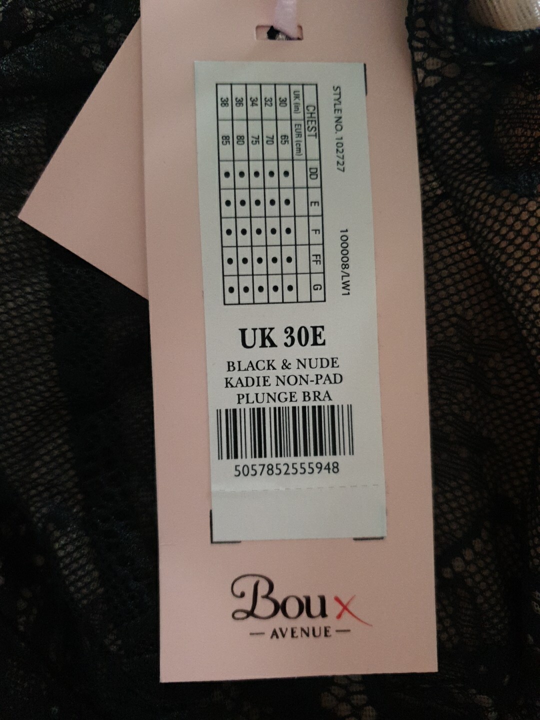 Boux Avenue Kadie Non Padded Plunge Black Nude Bra Size UK 30E EBay boux-avenue-kadie-non-padded-plunge-black-nude-bra-size-uk-30e-ebay