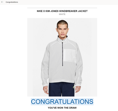Nike KIM JONES Windbreaker Veste (Bleu 