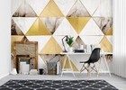 3D Triangular Tiles ZHUA2962 Wallpaper Wall Murals Removable Self-adhesive Ann