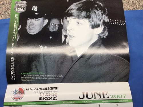 2007 NYC PBA Patrolmen’s Benevolent Association CALENDAR Rare Vintage Original - Picture 4 of 7